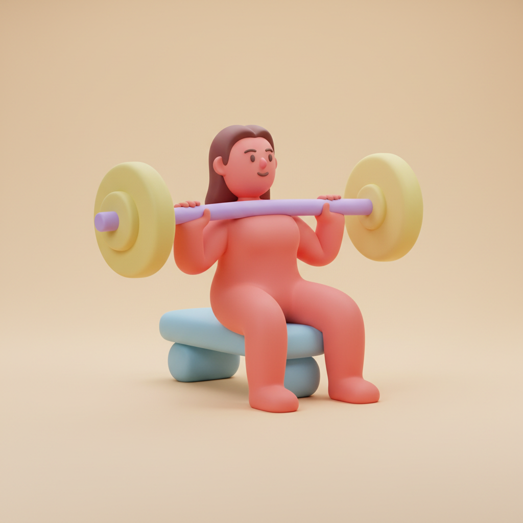 Barbell hip thrust